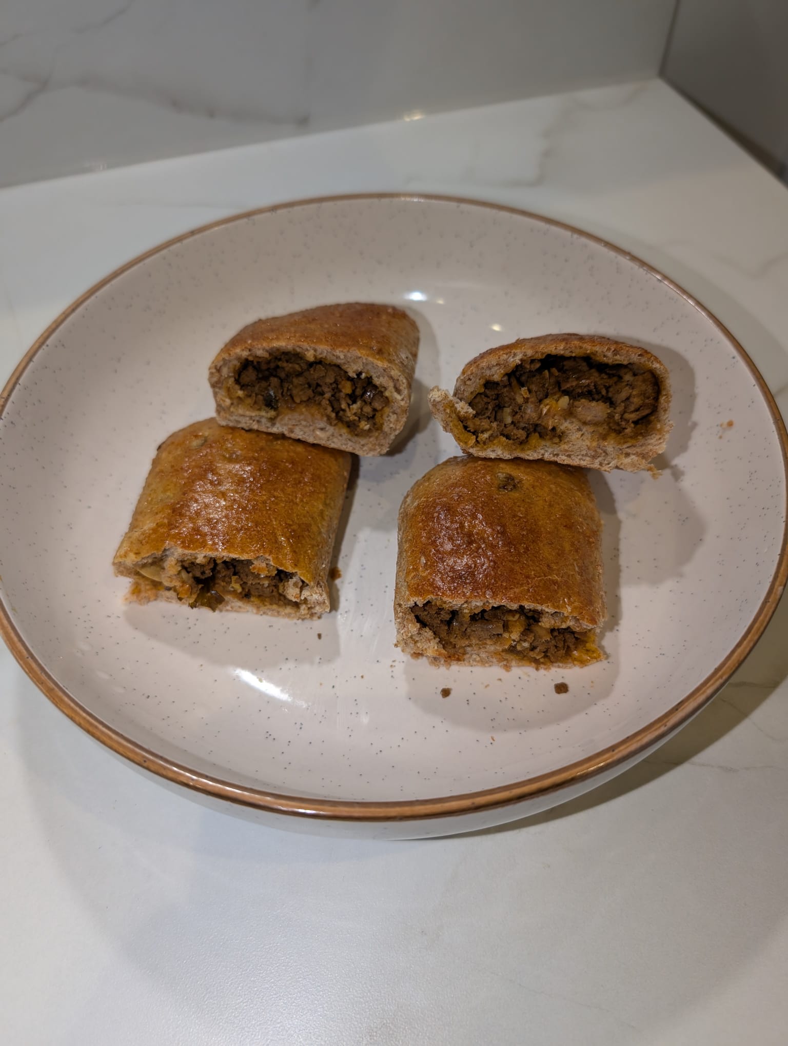 Curry Beef Bun detail